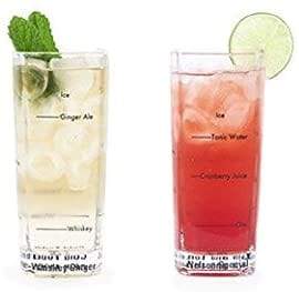 Kikkerland Bartending Glass, Tall