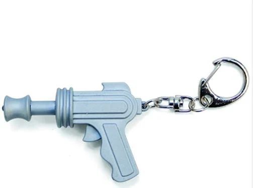 Kikkerland KRL28-CDU Space Gun LED Keychain