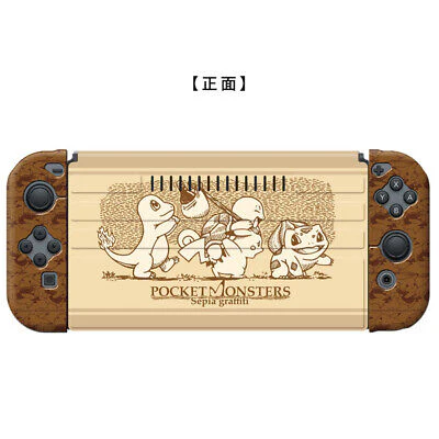 POKEMON CENTER : Pocket Monsters Sepia Graffiti Nintendo Switch Protective Case Set - Image 2