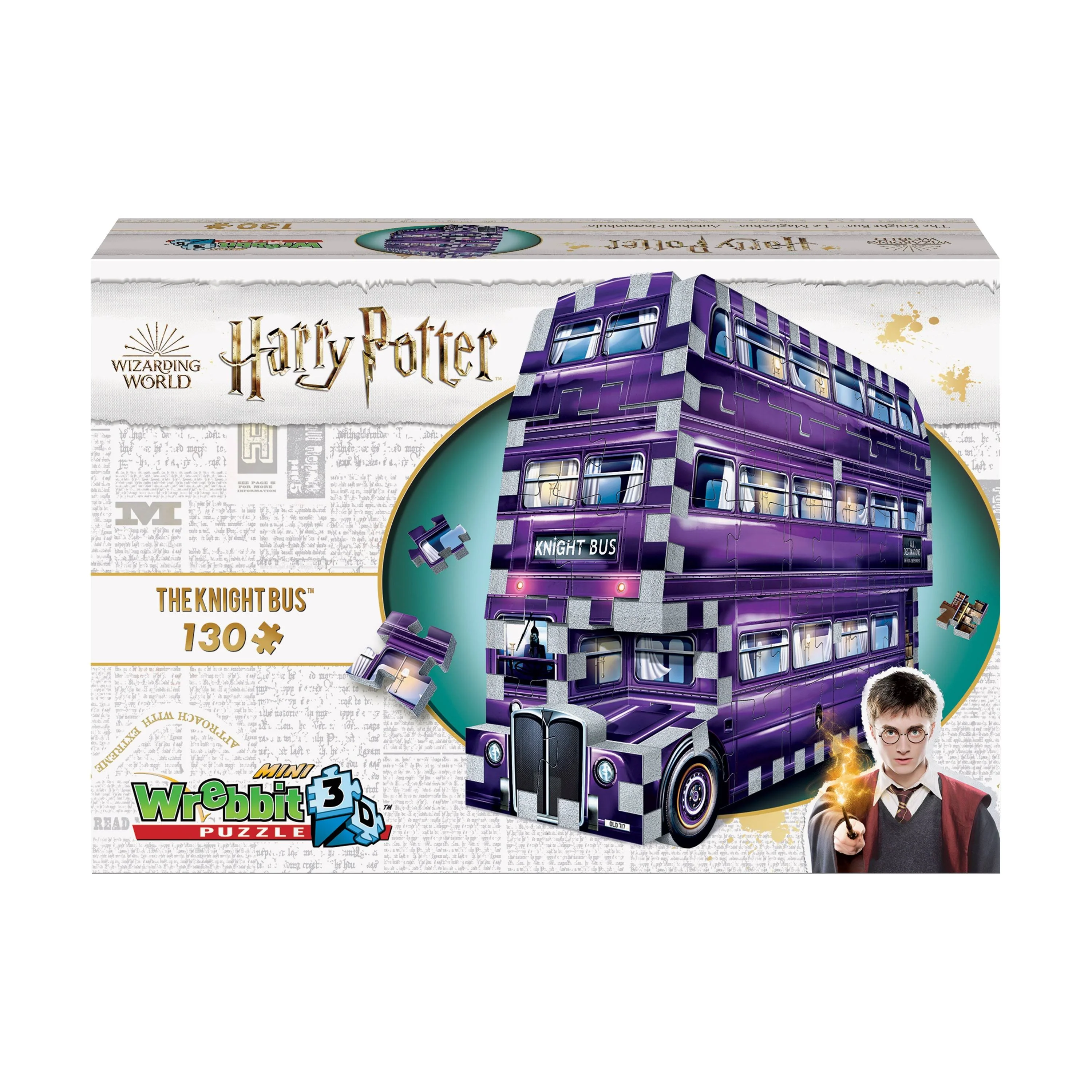 Knight bus - 130 pieces - puzzle 3D Wrebbit - Harry Potter - Image 2