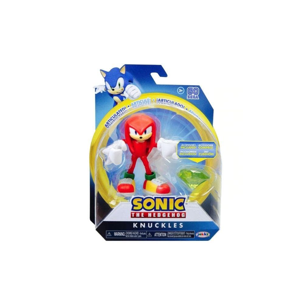 Knuckles w/Green Chaos Emerald 4" - Image 2