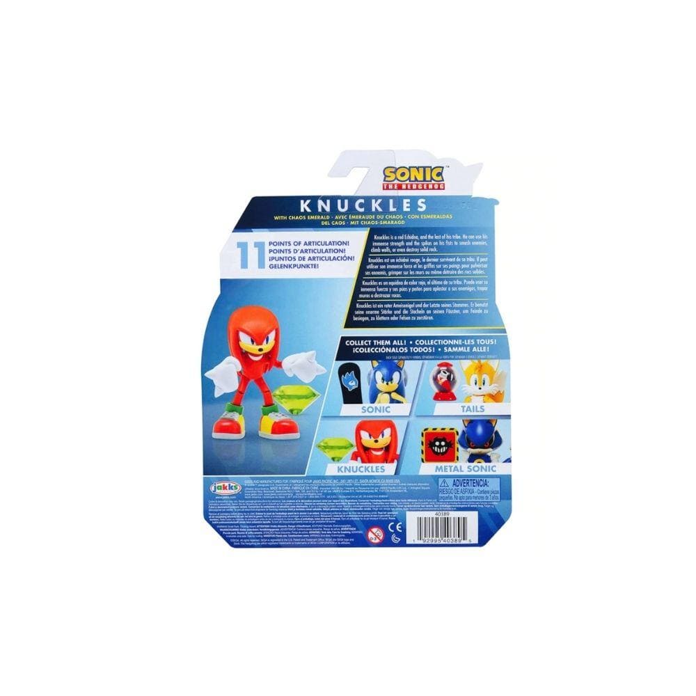 Knuckles w/Green Chaos Emerald 4" - Image 3
