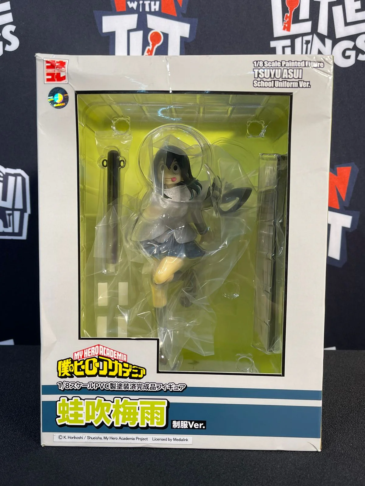 My Hero Academia Tsuyu Asui Uniform Ver. Konekore Figure by BellFine [Damaged Box] - Image 3