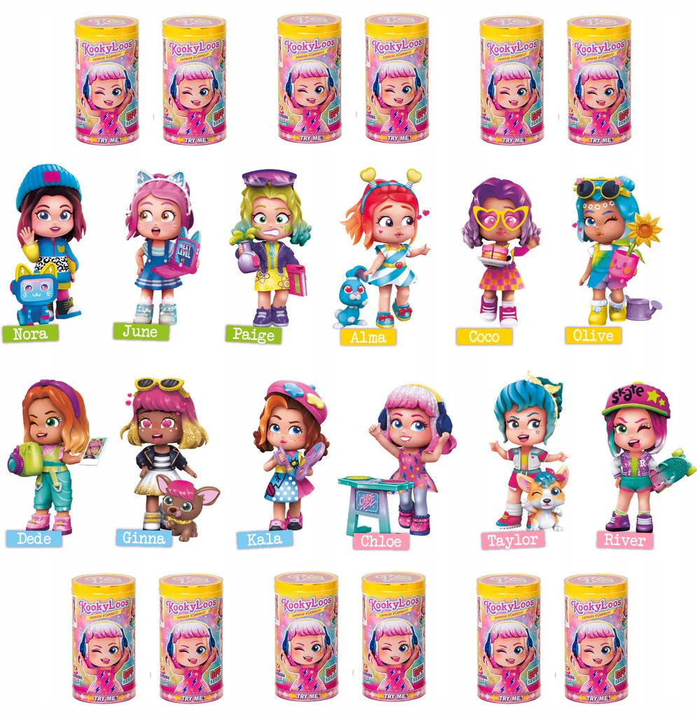 KOOKYLOOS BFF Series - Collectible Surprise Doll with Fashion Accessories - Image 2