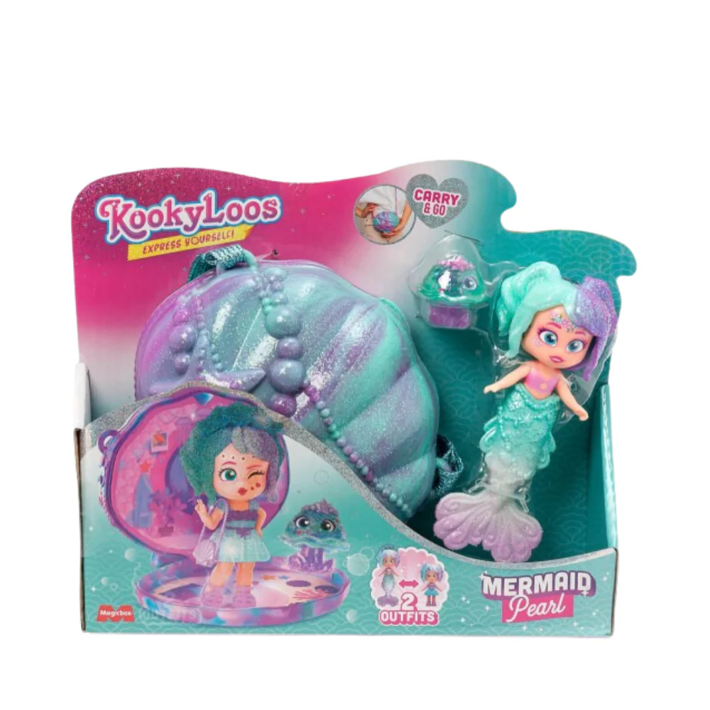 KookyLoos - Kooky Mermaids Pearl Play Set