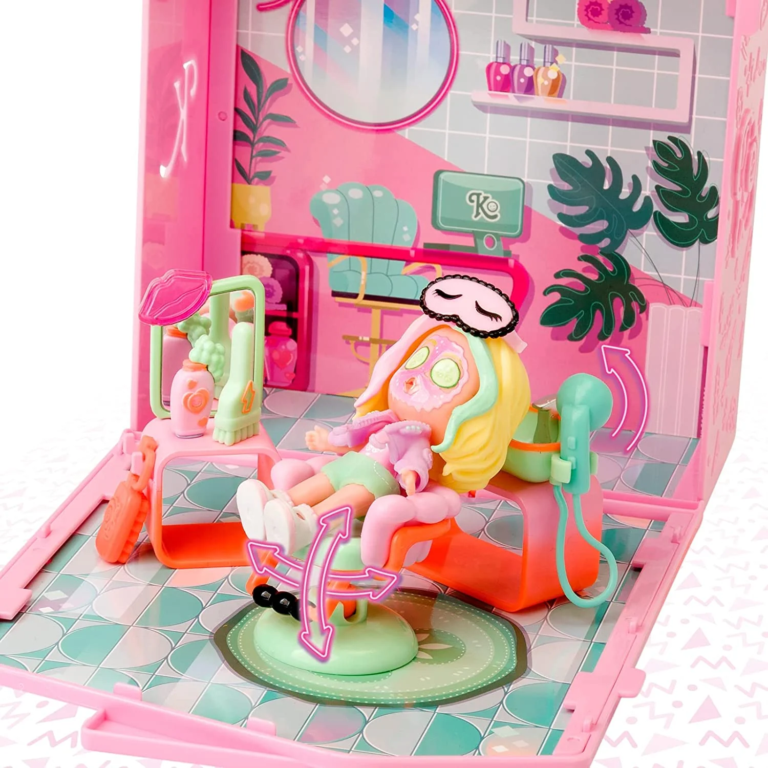 KOOKYLOOS Mila's Pop Up Spa Doll Play Set - Image 6