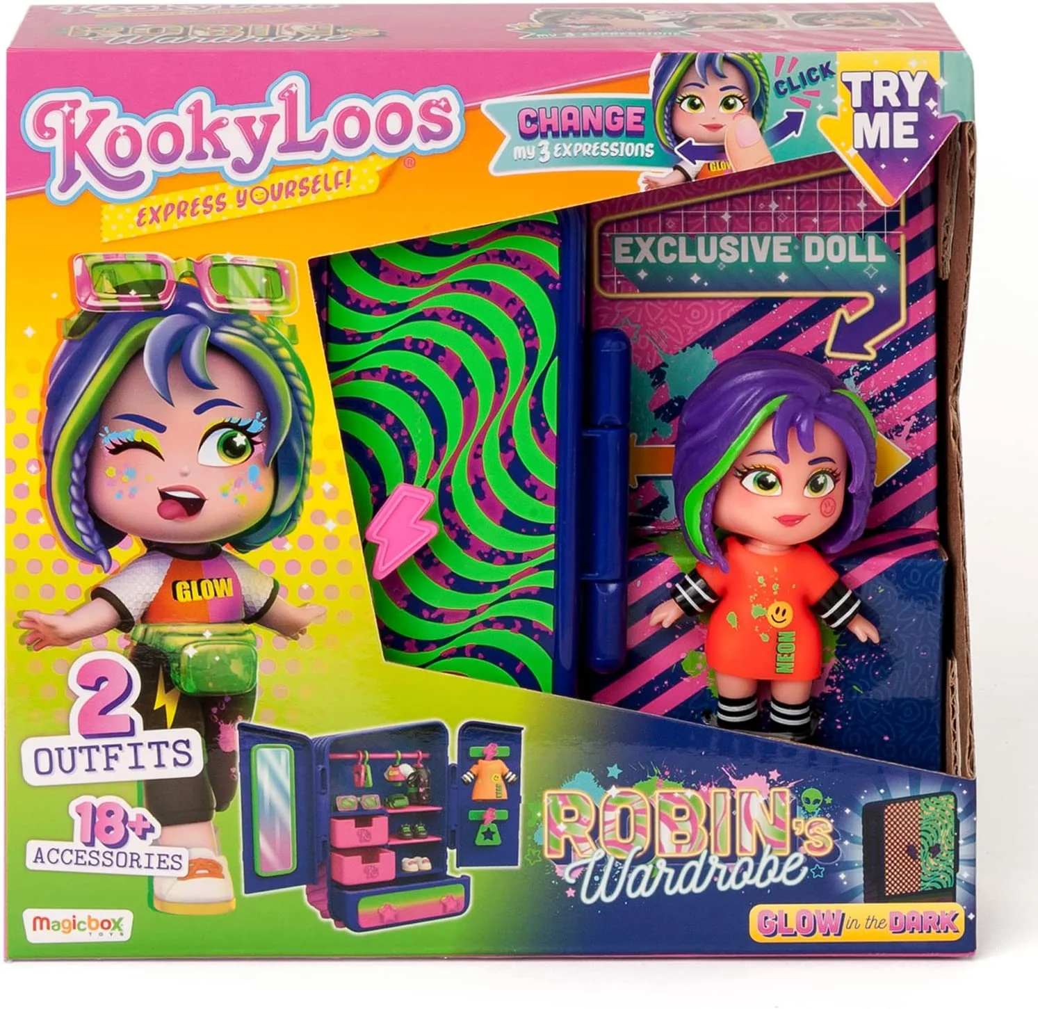 KOOKYLOOS Robin's Wardrobe Doll Play Set - Image 7