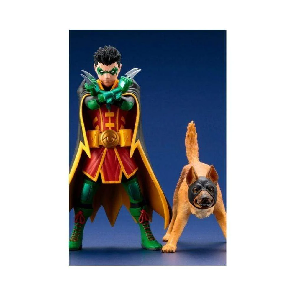 Kotobukiya : Super Sons Robin & Ace The Bat-Hound 2 Pack - Image 2