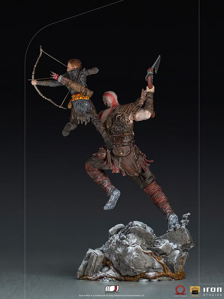 God Of War - Kratos And Atreus Bds Art Scale 1/10 Statue By Iron Studios - Image 2