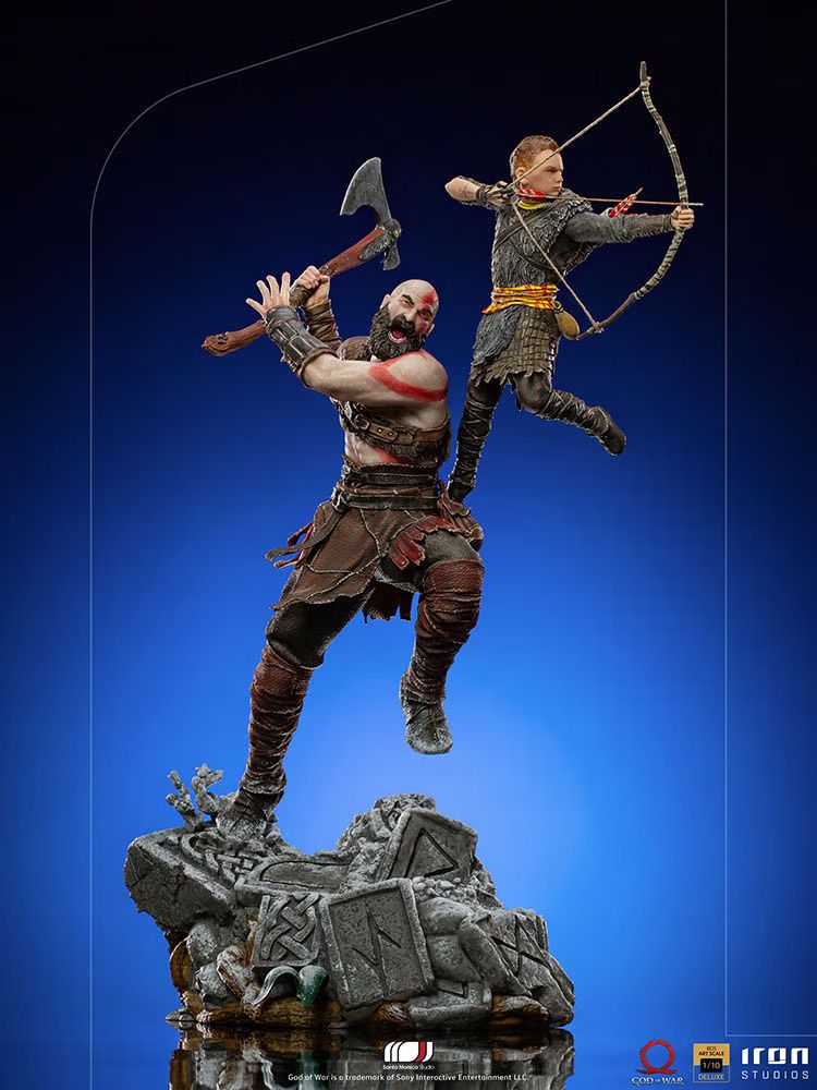 God Of War - Kratos And Atreus Bds Art Scale 1/10 Statue By Iron Studios - Image 4