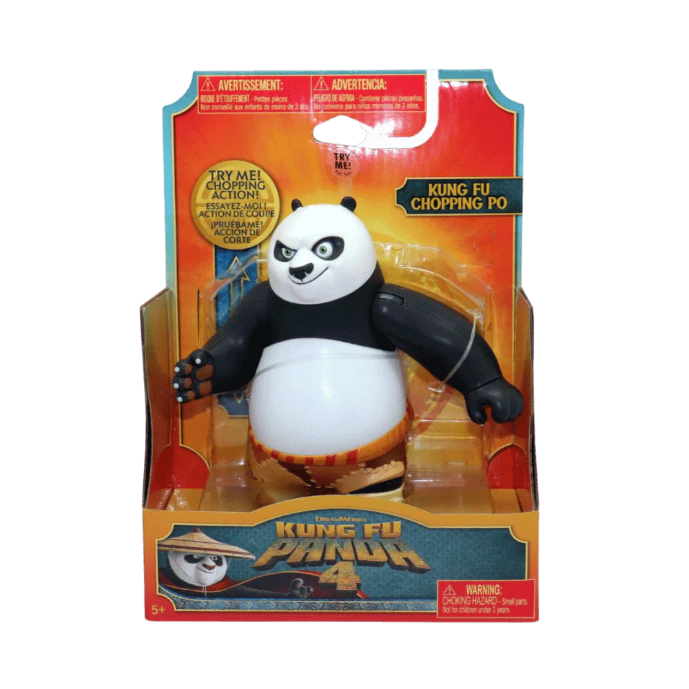 KUNGFU PANDA 4 CHOPPING PO 6" Action Figure With Sound Effects