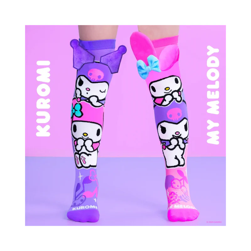 Kuromi And My Melody Socks By Madmia - Image 2