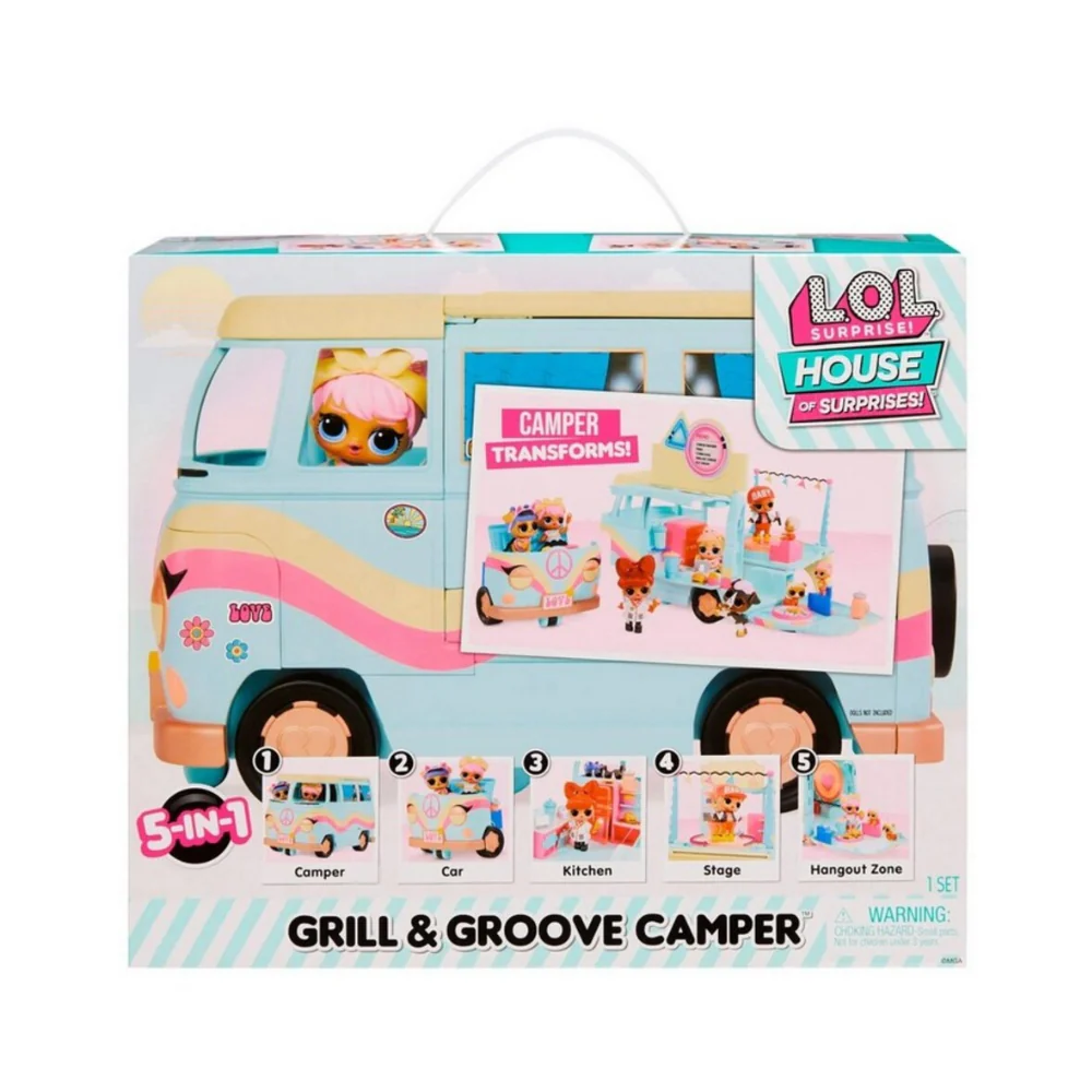 L.O.L. Surprise Grill & Groove Camper