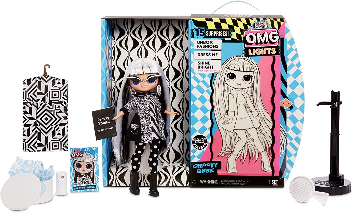 L.O.L. Surprise OMG Lights Doll S3 - Groovy Babe - Image 5