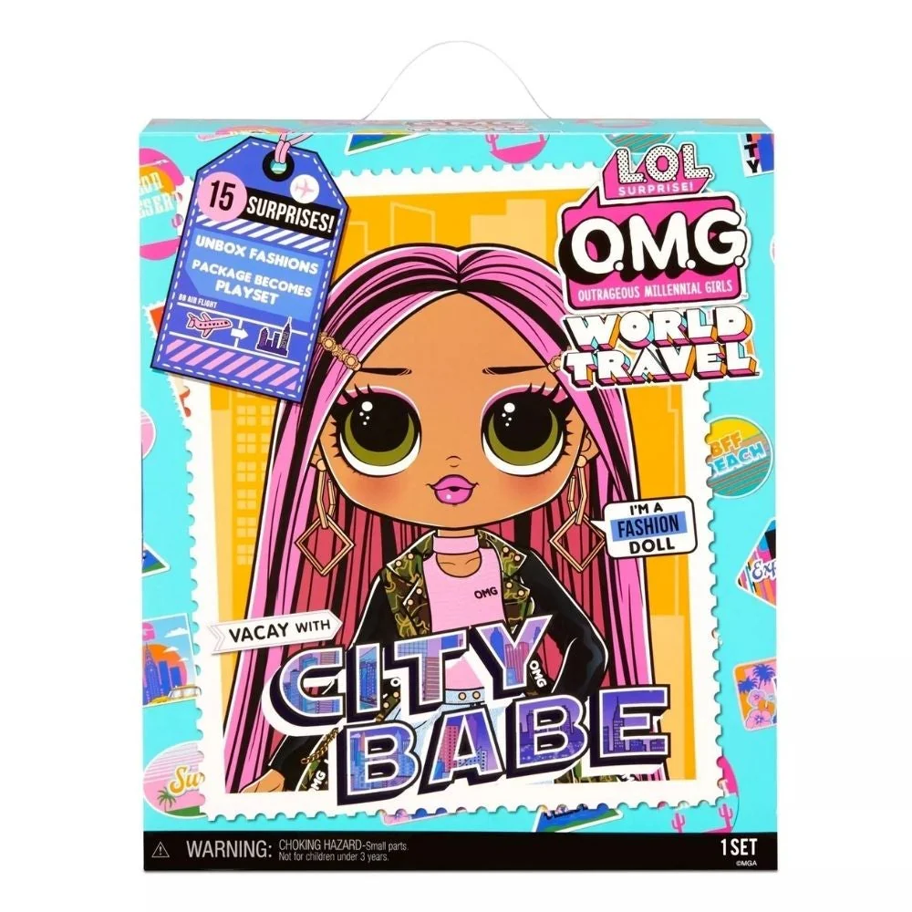 L.O.L. Surprise! OMG World Travel Fashion Doll - CITY BABE