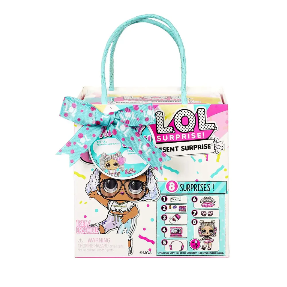 L.O.L. Surprise Present Surprise Doll with 8 Surprises Series 3