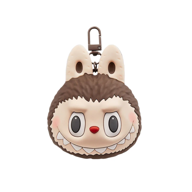 Labubu Originals-Brown Silicone Earphone Bag