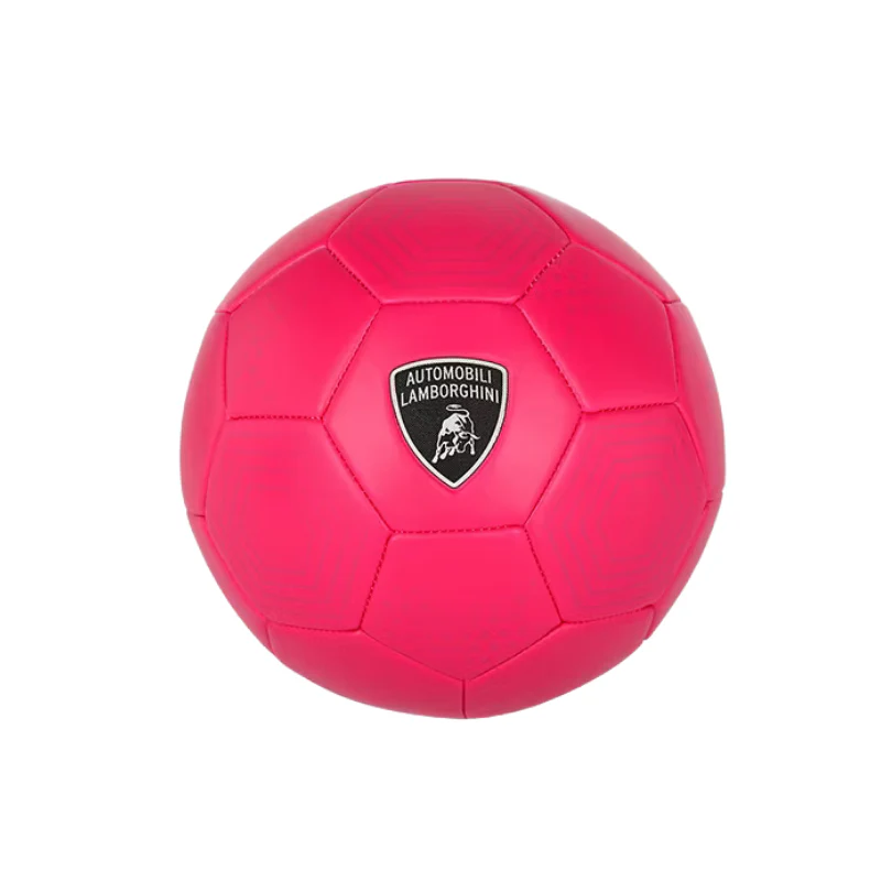 LAMBORGHINI #5 MACHINE SEWING PVC SOCCER BALL Pink