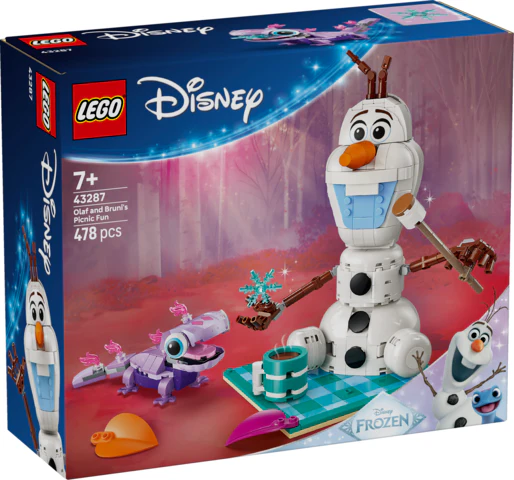 Lego Disney Frozen Olaf And Bruni’S Picnic Fun (43287)