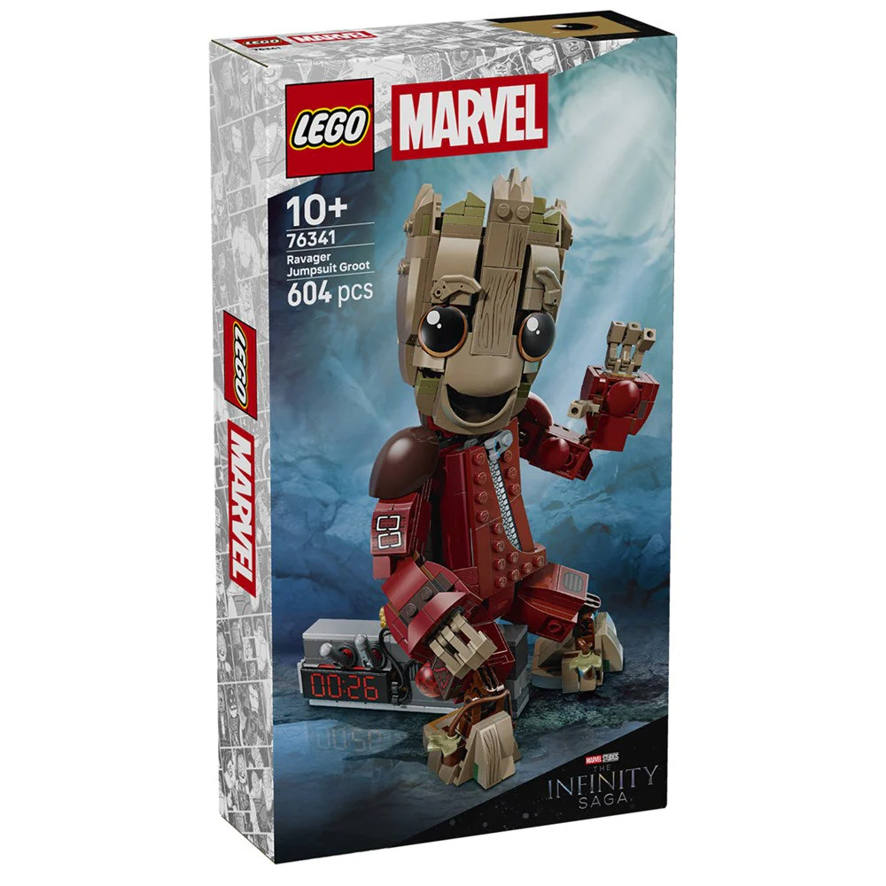 Lego Marvel Ravager Jumpsuit Groot Building Toy (76341)