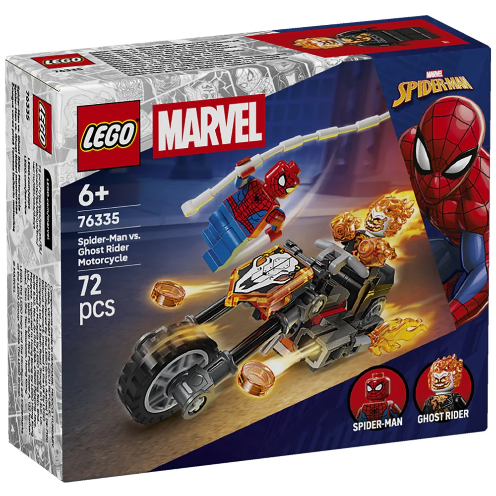 Lego Marvel Spider-Man Vs. Ghost Rider Motorcycle (76335)