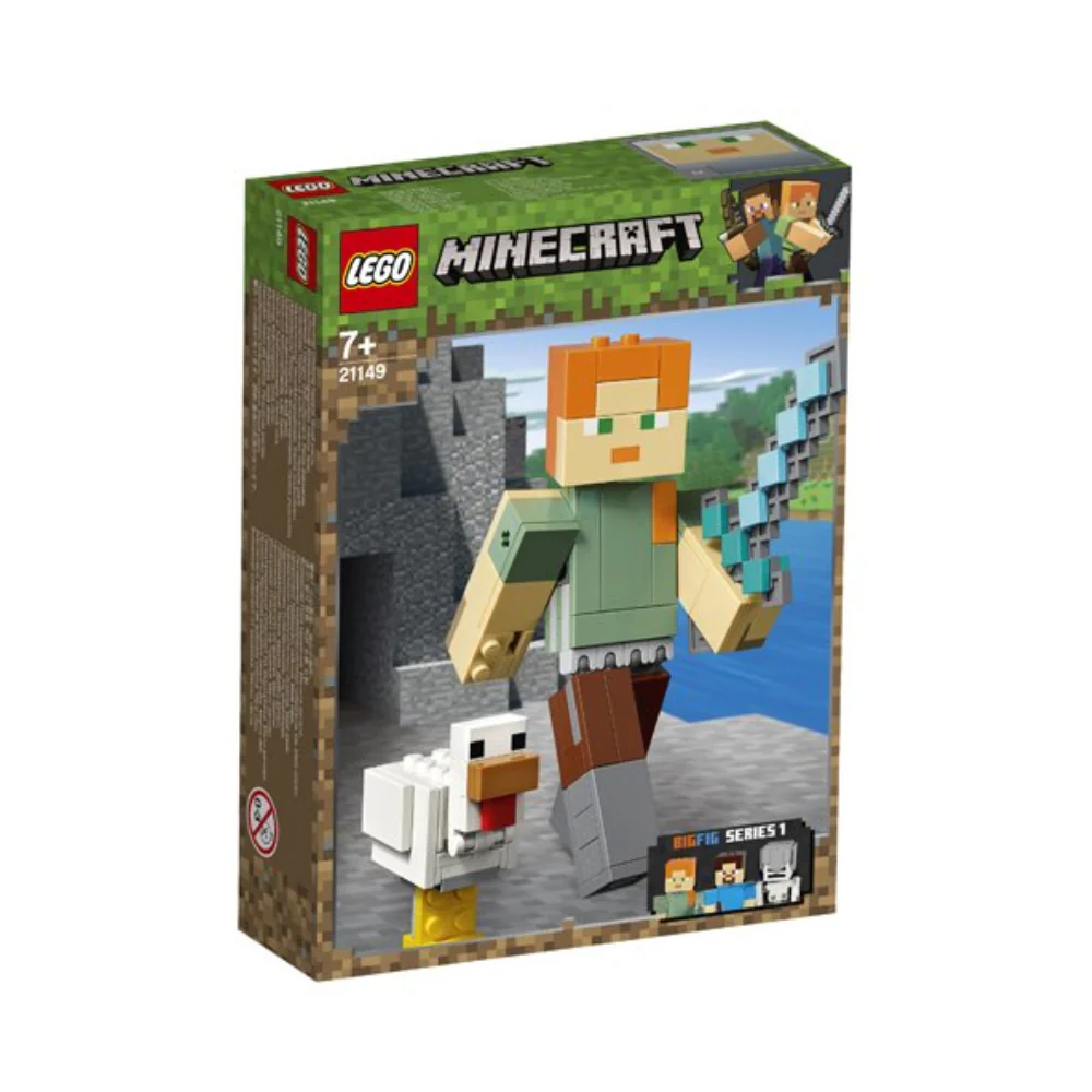 Minecraft Alex BigFig with Chicken by Lego