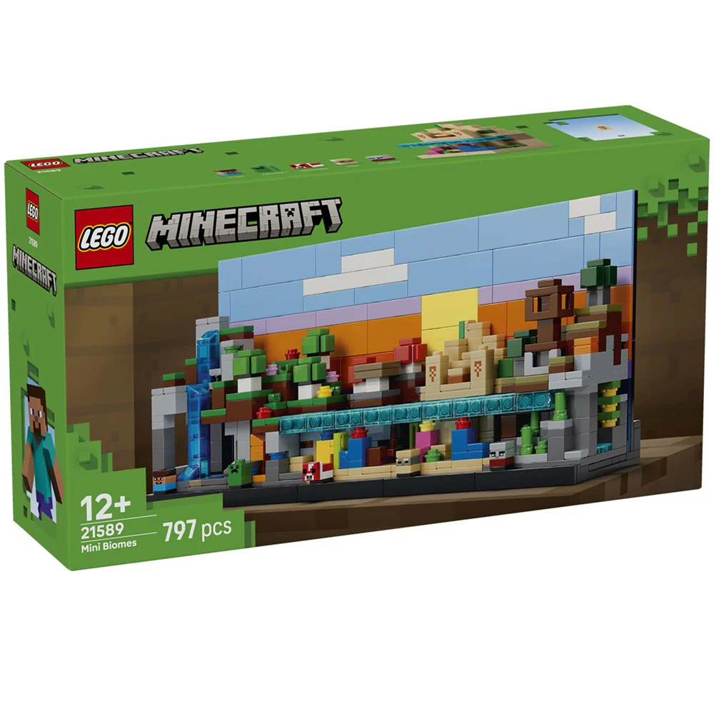Lego Minecraft Mini Biomes Gaming Art Building Set (21589)