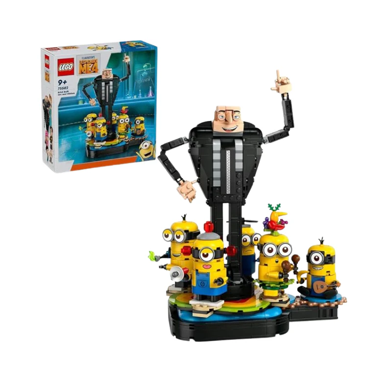 Lego Minions 75582 Brick-Built Gru And Minions Toys by LEGO