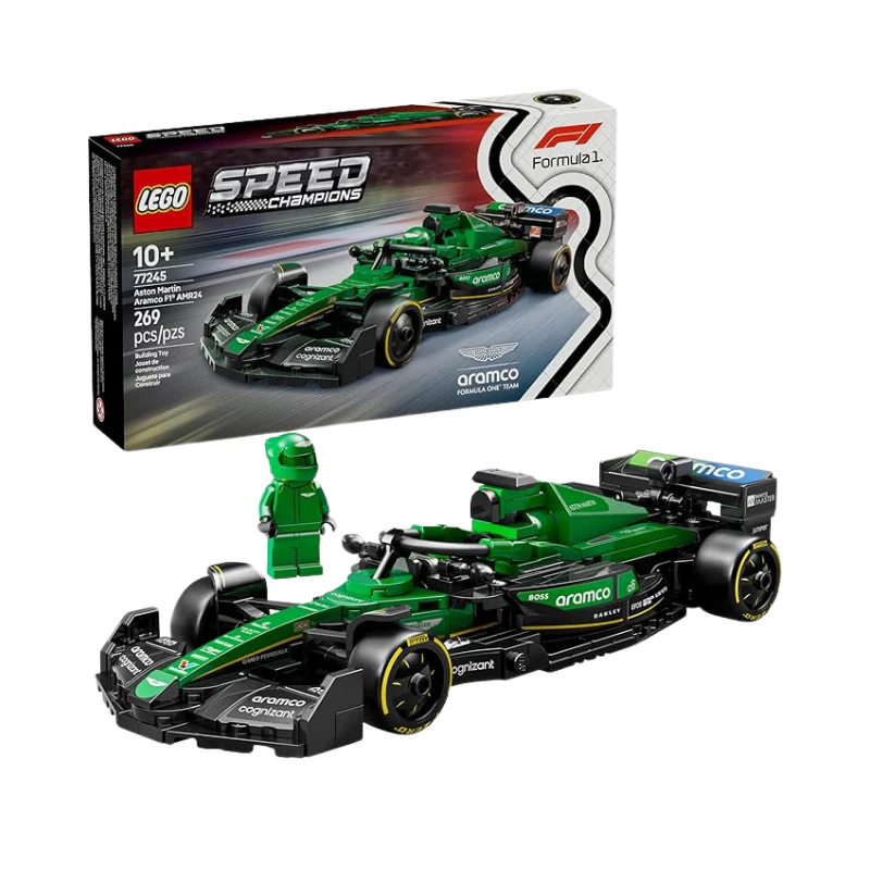 Lego Speed Champions 77245 Aston Martin Aramco F1 Amr24 Race Car Toys by LEGO