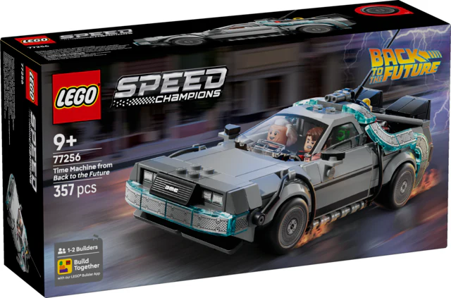 Lego Speed Champions Time Machine From Back To The Future (77256)