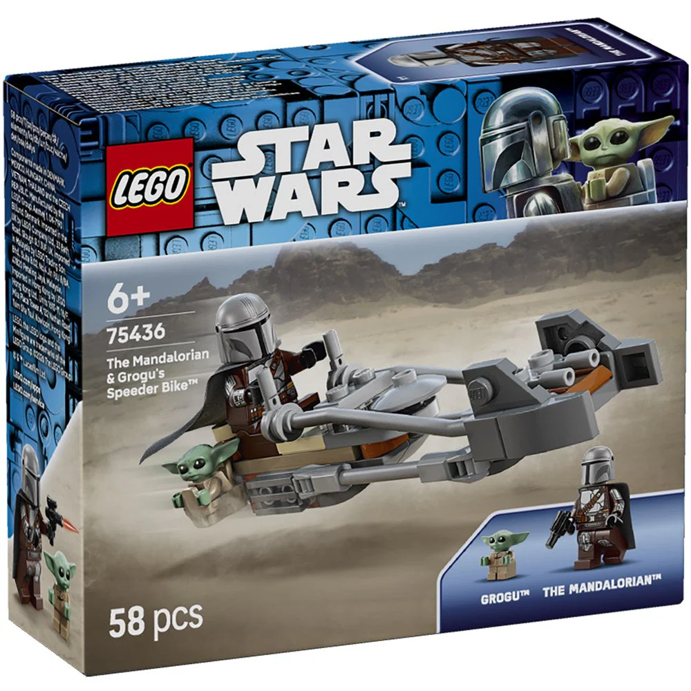 Lego Star Wars The Mandalorian & Grogu’S Speeder Bike (75436)