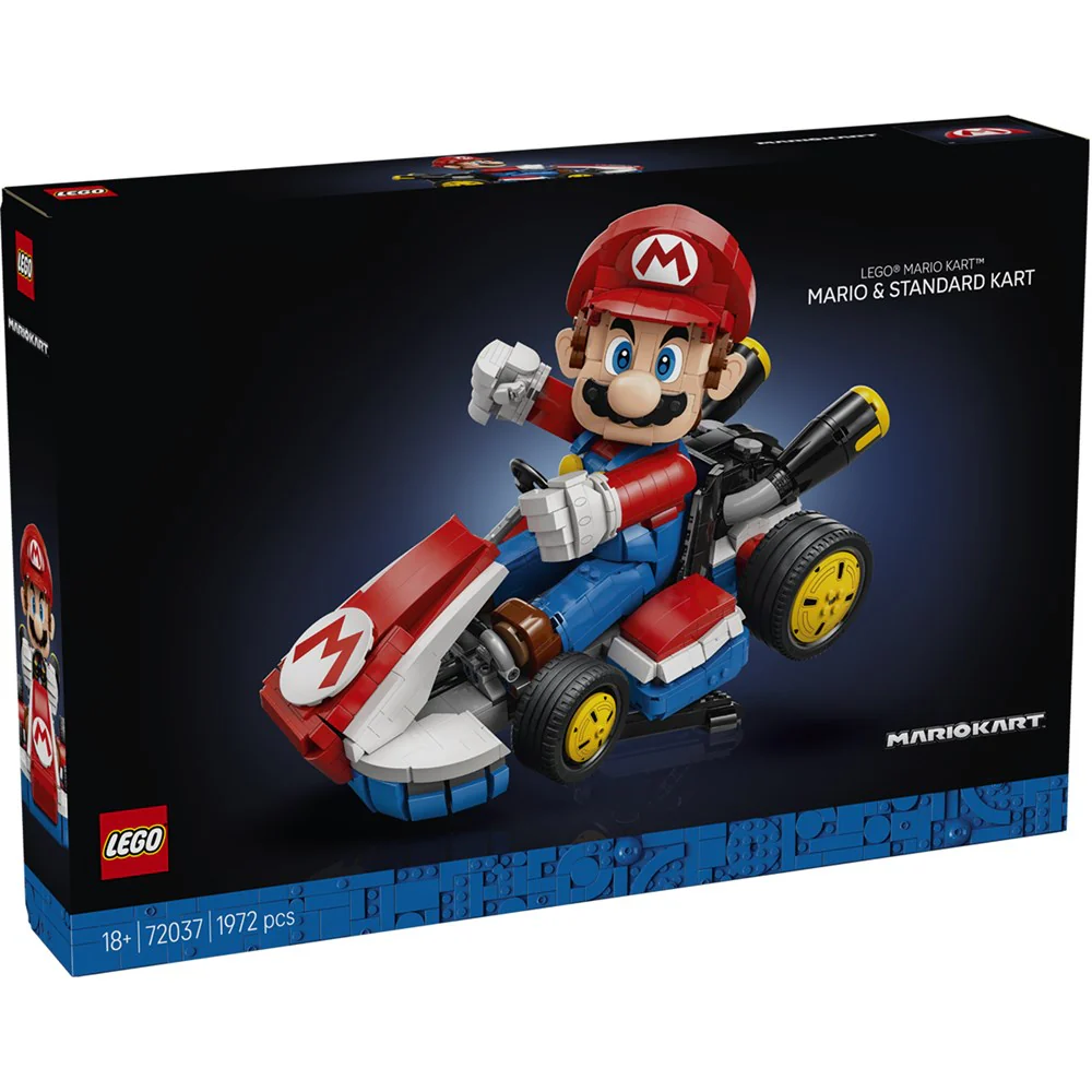 Lego Super Mario Mario Kart – Mario & Standard Kart Collectible Model (72037)