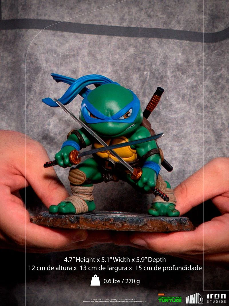 Teen Mutant Ninja Turtles Leonardo Minico Statue by Iron Studios - Image 2
