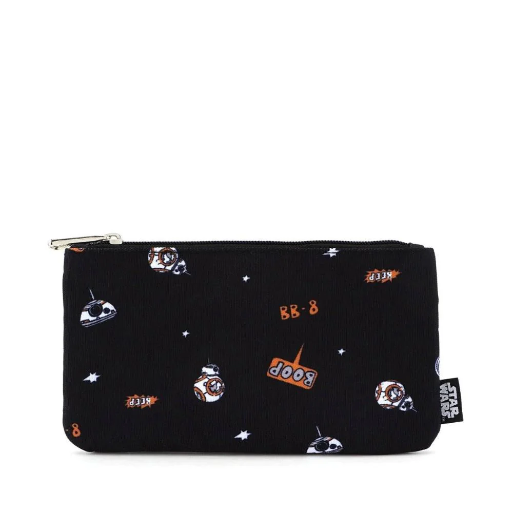Loungefly x Star Wars BB-8 All Over Print Purse/Cosmetics Bag