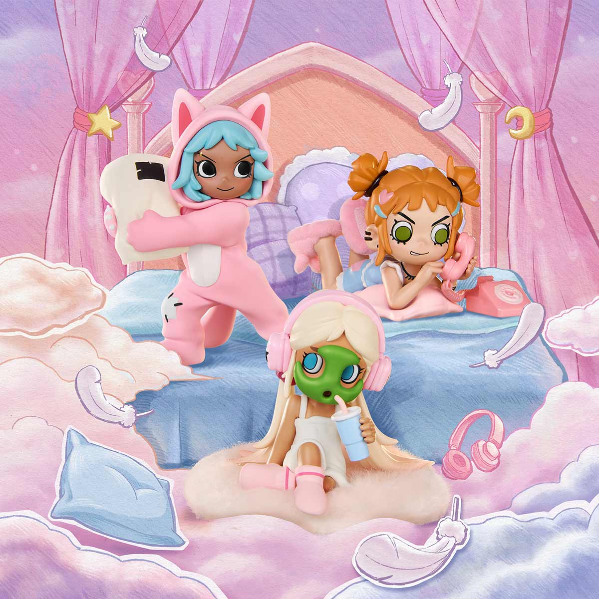 Lil Peach Riot Sleepover Series Figures By Pop Mart - Image 6