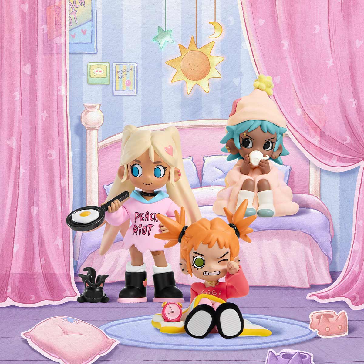 Lil Peach Riot Sleepover Series Figures By Pop Mart - Image 7
