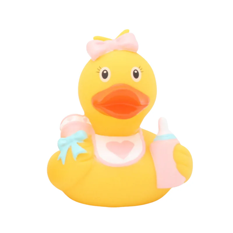 LILALU BABY GIRL DUCK PINK & YELLOW SMALL