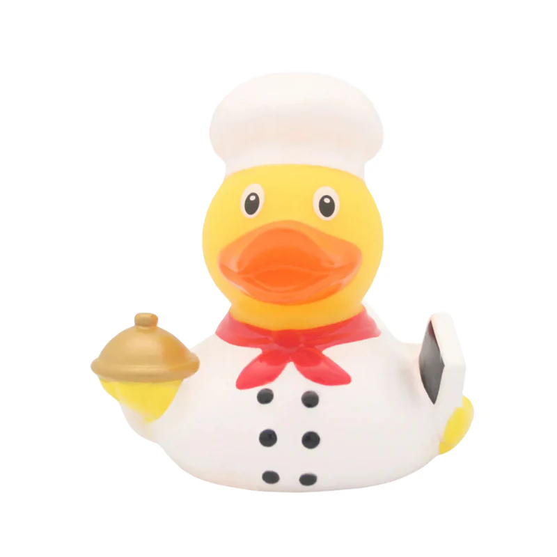 LILALU CHEF DUCK WHITE SMALL