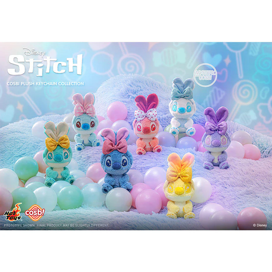 Disney Stich Cosbi Plush Keychain Collection Blind Box By Hot Toys - Image 7