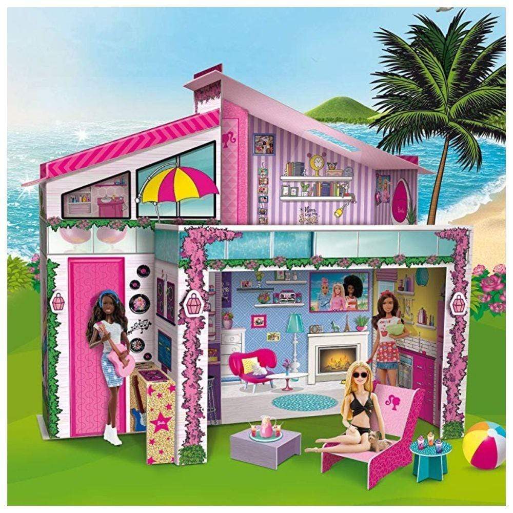 Lisciani Barbie Summer Villa with Doll - Image 2