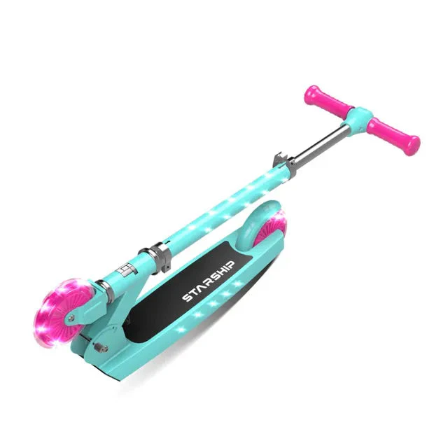 Lit Starship Bright Turquoise - 2 wheel scooter By Spartan - Image 2
