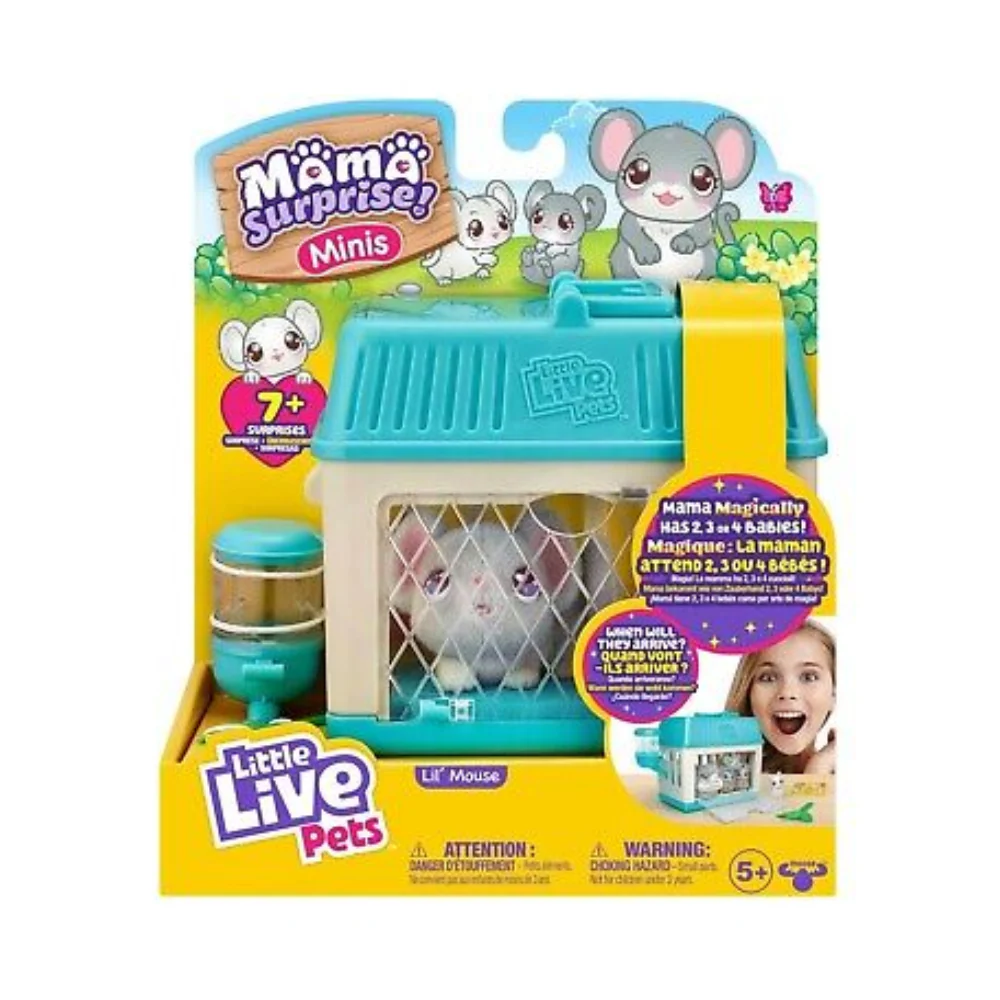 Little Live Pets Mama Suprise Minis S2 Mini Playset Lil Mouse By Moose Toys