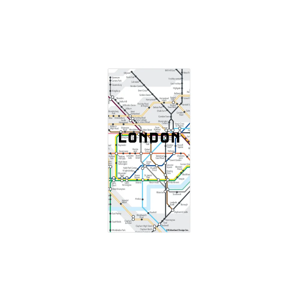 London Map Magnets