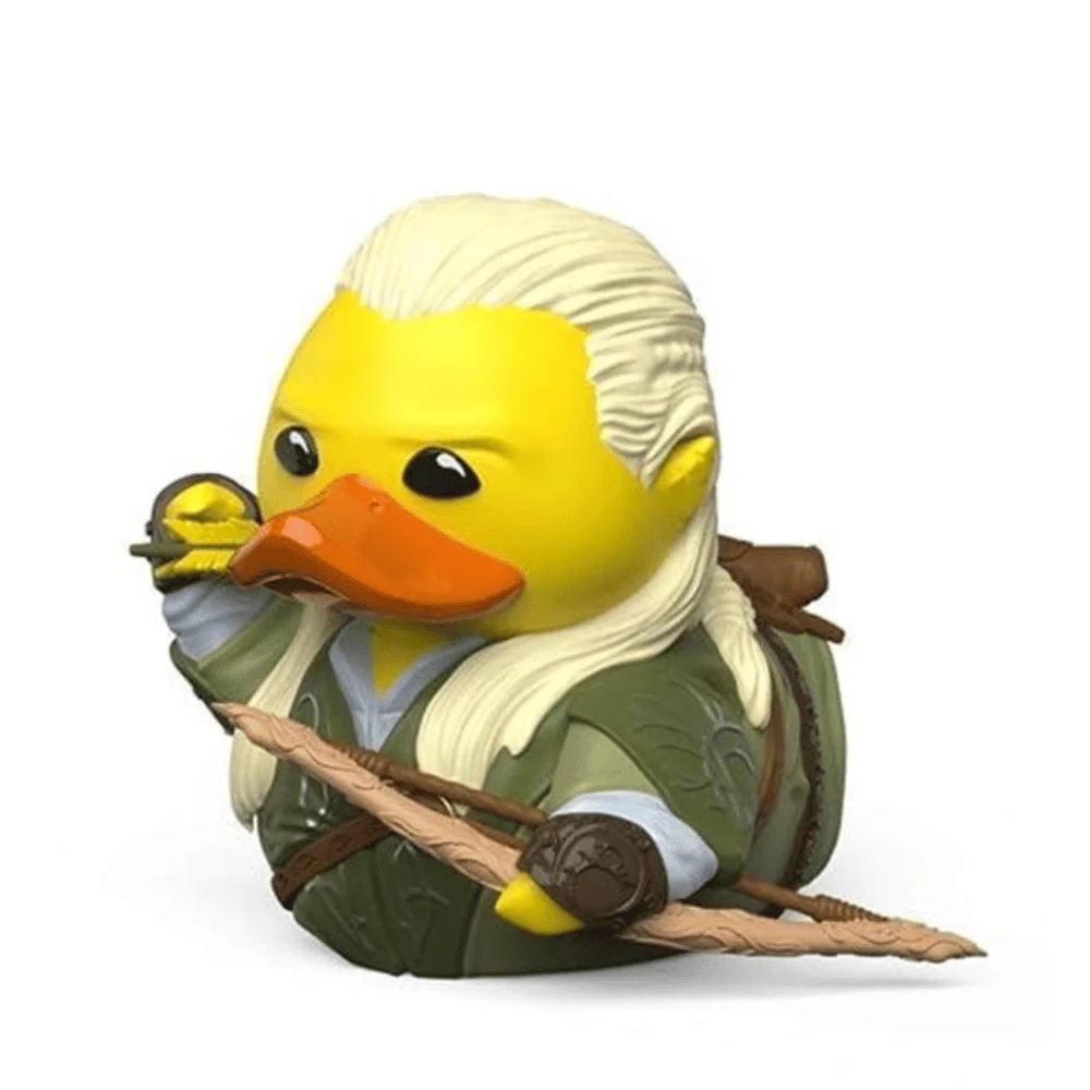 Lord of the Rings Legolas Cosplaying Rubber Duck By TUBBZ