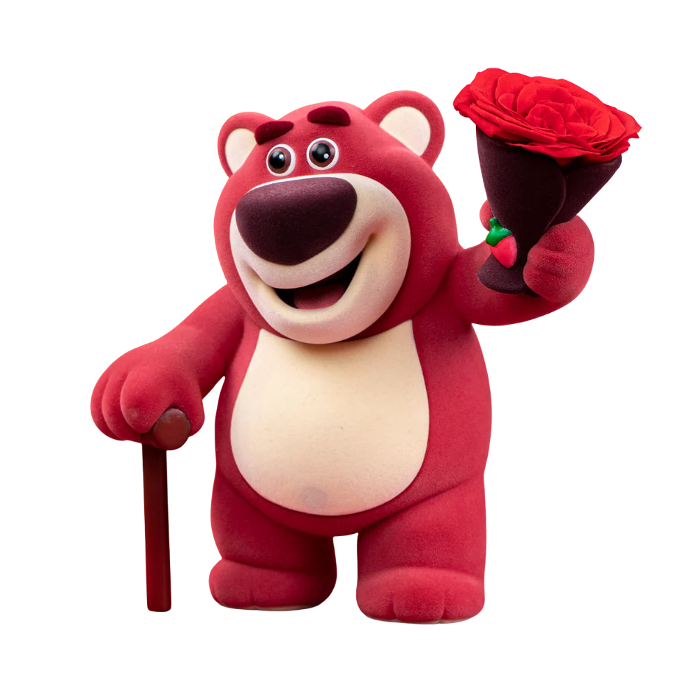 Disney Lotso Preserved Flower Confession Bouquet (Acrylic Version) Gifts By Betine