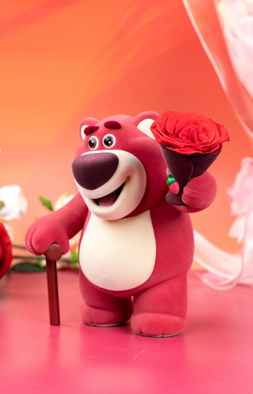 Disney Lotso Preserved Flower Confession Bouquet (Acrylic Version) Gifts By Betine - Image 2