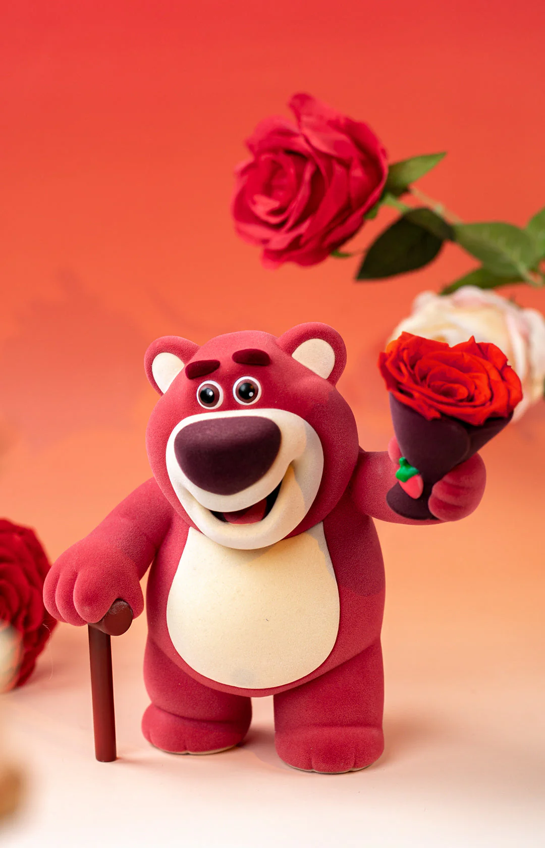 Disney Lotso Preserved Flower Confession Bouquet (Acrylic Version) Gifts By Betine - Image 3