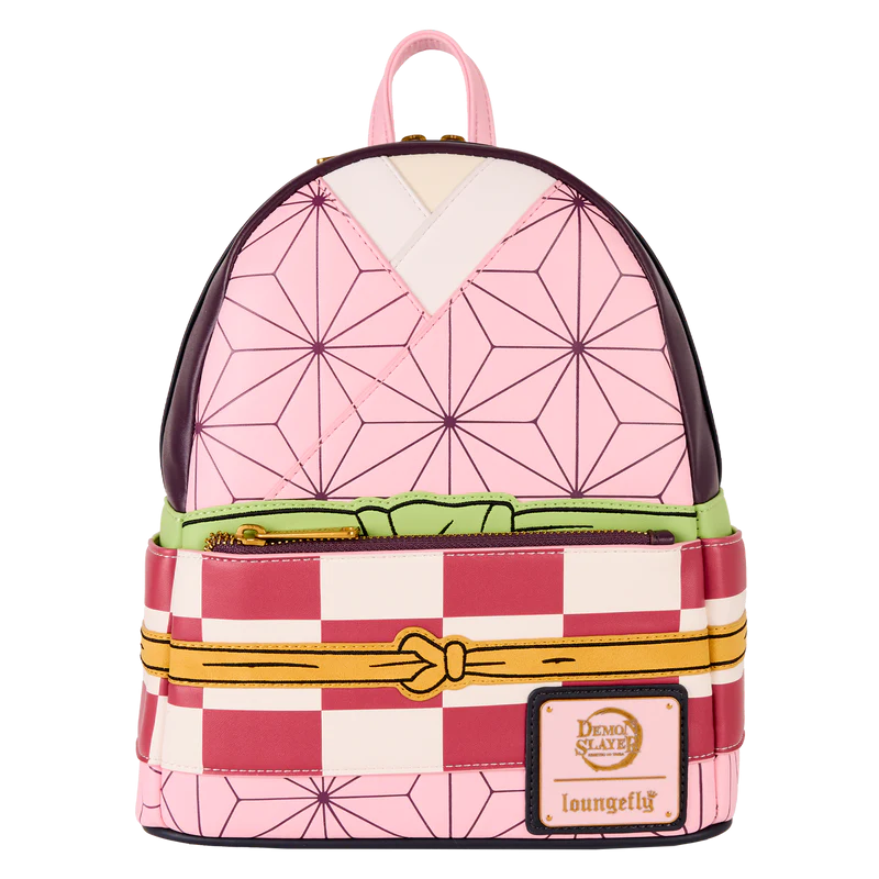 Loungefly Leather: Aniplex Inc Demon Slayer Nezuko Kamado Outfit Mini Backpack