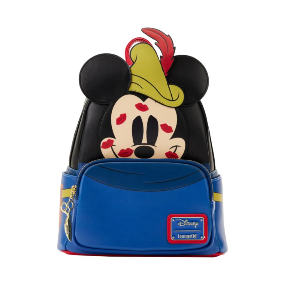 Loungefly! Leather: Disney Brave Little Tailor Mickey Cosplay Mini Backpack