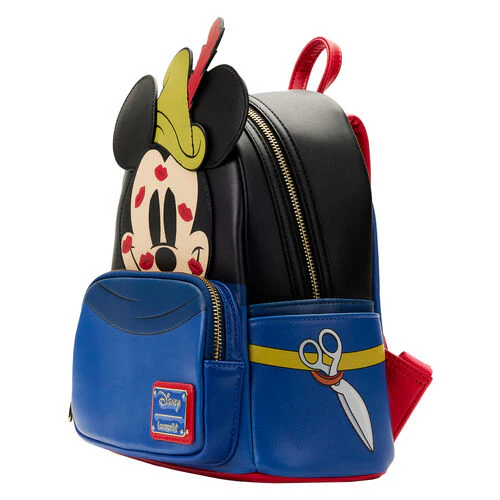 Loungefly! Leather: Disney Brave Little Tailor Mickey Cosplay Mini Backpack - Image 3